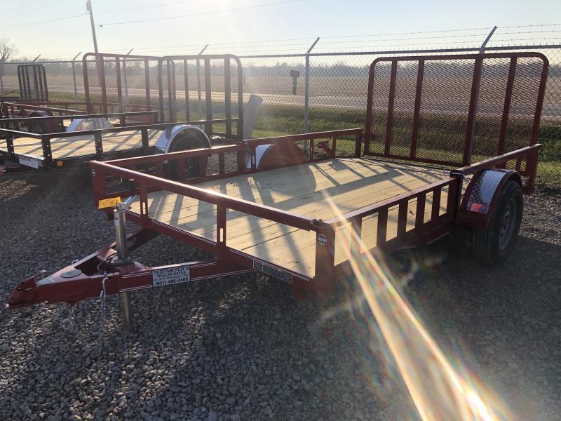 7x12 Utility Trailer w/ Rear Gate w/ Side loading ramps 7x12 Utility Trailer w/ Rear Gate w/ Side loading ramps
