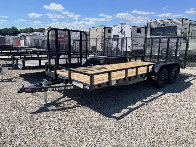 P&T Trailers 6x12 Utility Trailer w/ Rear Gate- 2 | PJ Trailers in OH ...