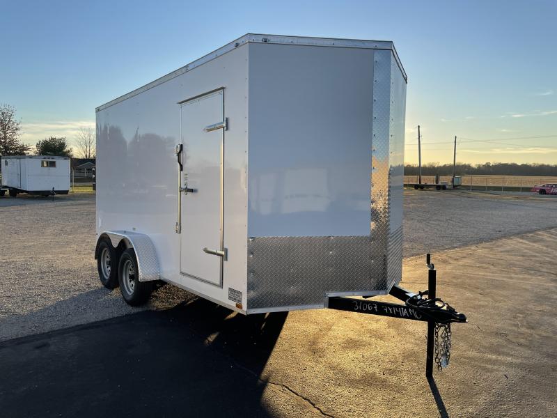 7x14 Enclosed Trailer w/ Ramp Door - RV Side Door 7x14 Enclosed Trailer w/ Ramp Door - RV Side Door