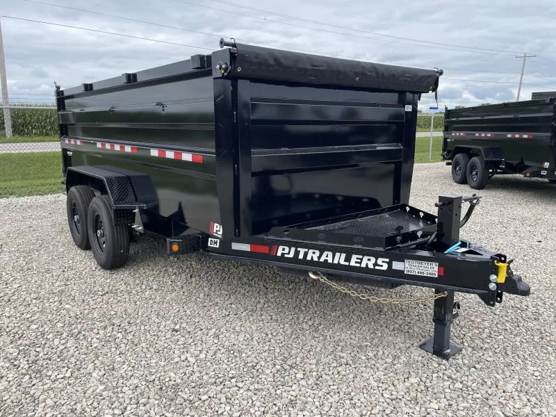 PJ Trailers 14' x 83" Low Pro High Side Dump Trailer