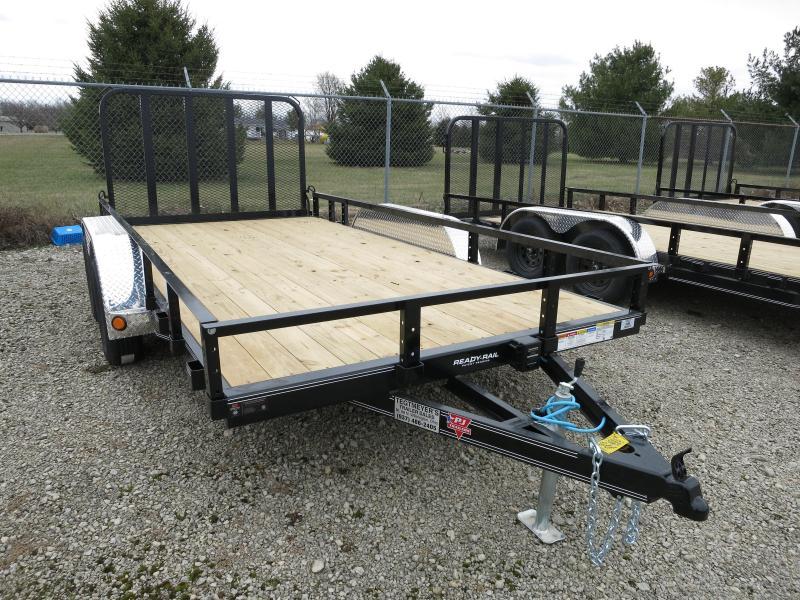 PJ Trailers 7' x 14' Utility Trailer w/ Fold in Gate PJ Trailers 7' x 14' Utility Trailer w/ Fold in Gate
