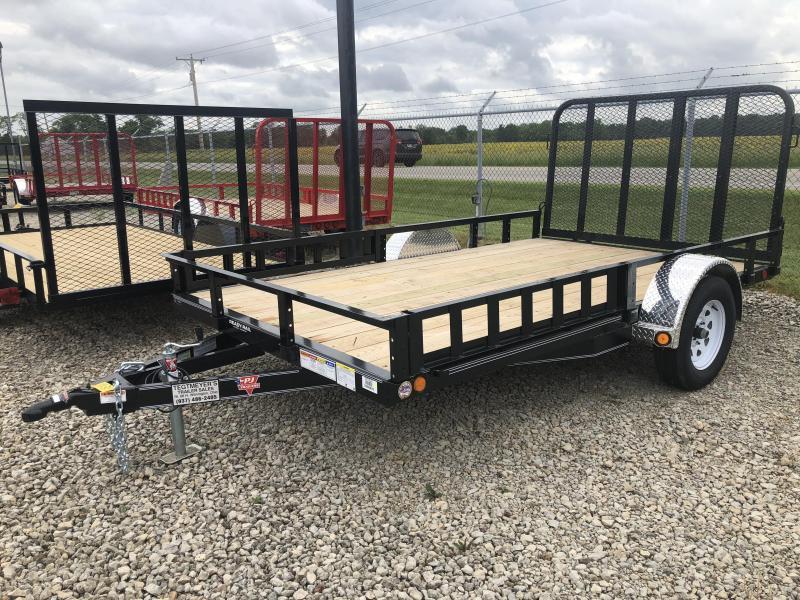 PJ Trailers 7x12 Utility Trailers w/ Gate PJ Trailers 7x12 Utility Trailers w/ Gate