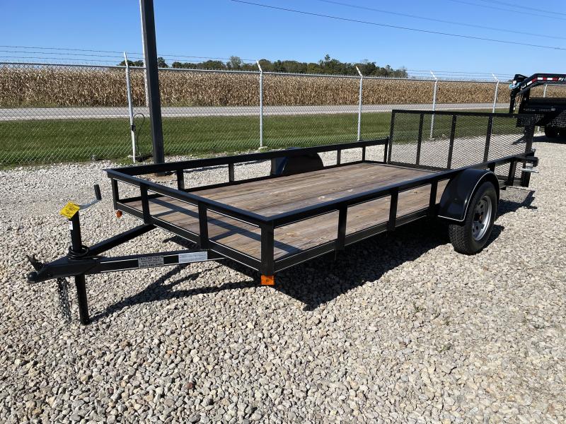 P&T Trailers 6x14 Utility Trailer w/ Rear Gate- 2 P&T Trailers 6x14 Utility Trailer w/ Rear Gate- 2