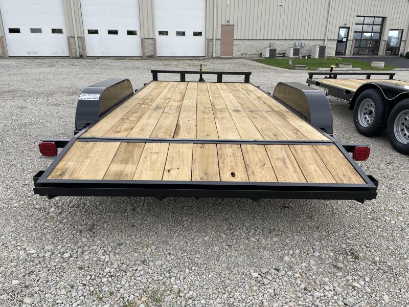 P&T Trailers 16' Wood Floor Car Hauler w/ ramps PJ Trailers in OH