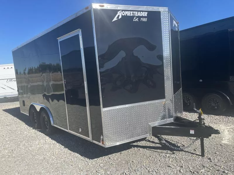 Homesteader Trailers 8.5x16 Enclosed Trailer w/ ramp door - Side Door 
