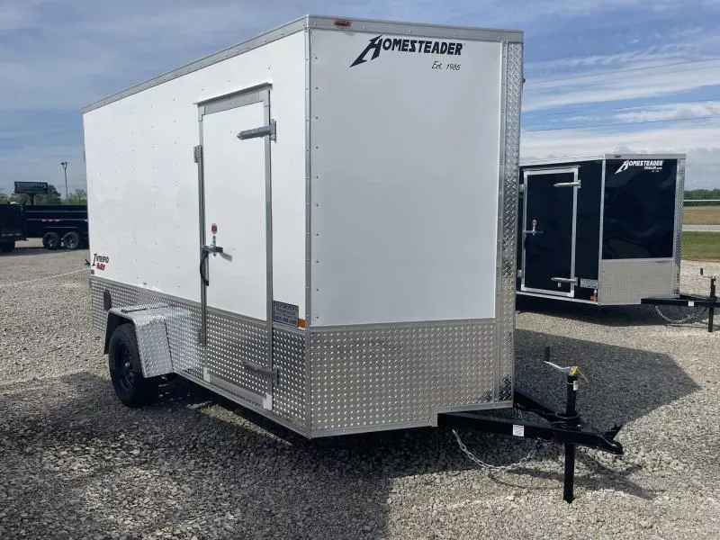 Homesteader 7x12 SA Enclosed Trailer w/ Ramp Door 