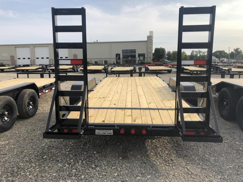 PJ Trailers 16' Equipment Trailer w/ Stand up Ramps PJ Trailers in OH