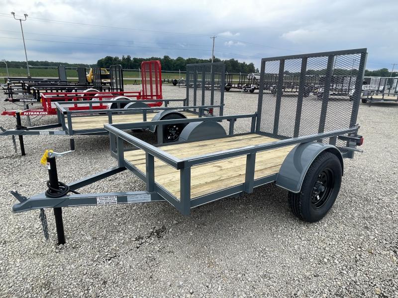 5x10 Utility Trailer Single Axle w/ Rear Gate PJ Trailers in OH