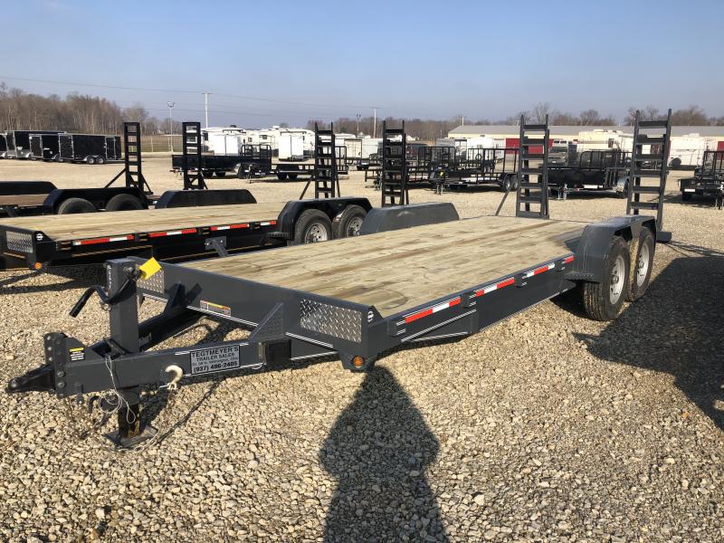 7x20 Flatbed Tandem Axle w/ Ramps 7x20 Flatbed Tandem Axle w/ Ramps