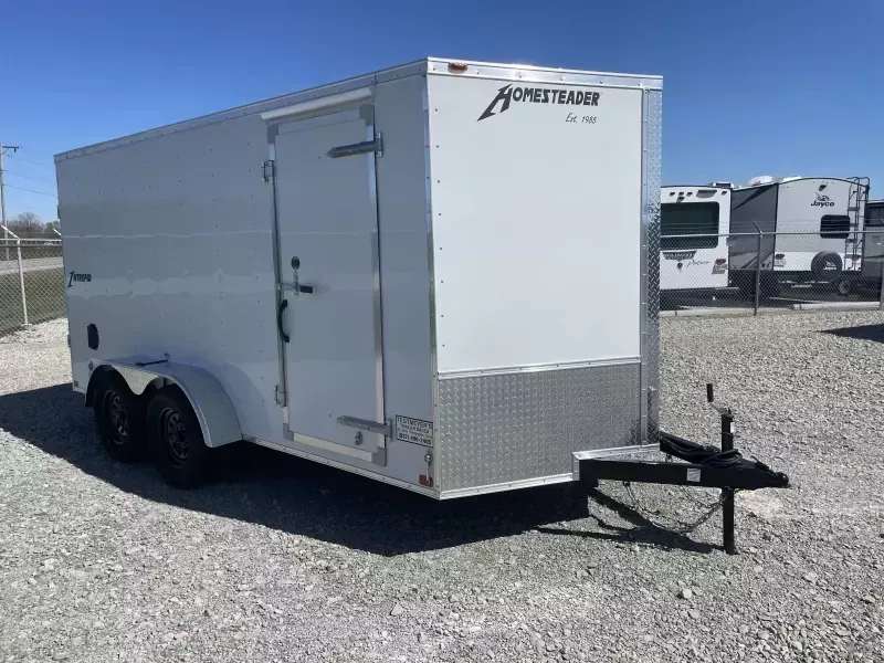 Homesteader 7x14 Enclosed Trailer w/ Double Rear Doors