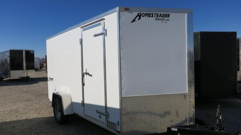 Homesteader 7x12 SA Enclosed Trailer w/ Ramp Door - D Rings - Vents Sidewall Homesteader 7x12 SA Enclosed Trailer w/ Ramp Door - D Rings - Vents Sidewall