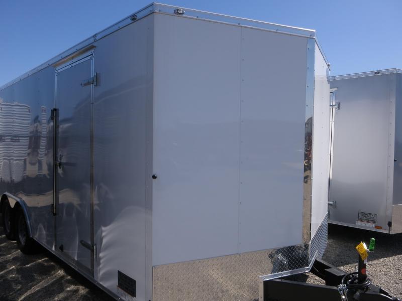 Continental Cargo 8.5X20 Tandem Axle Enclosed Trailer W/ Ramp Door - Roof Vent - D rings Continental Cargo 8.5X20 Tandem Axle Enclosed Trailer W/ Ramp Door - Roof Vent - D rings