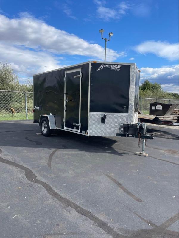 Used 7x12 Enclosed Trailer w/ Ramp Door  fHBELQ802ket