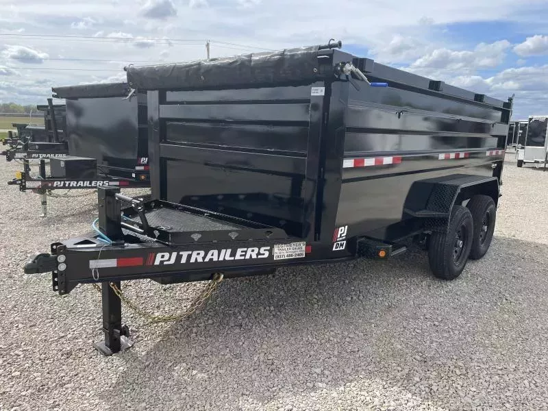PJ Trailers 14' x 83" Low Pro High Side Dump Trailer