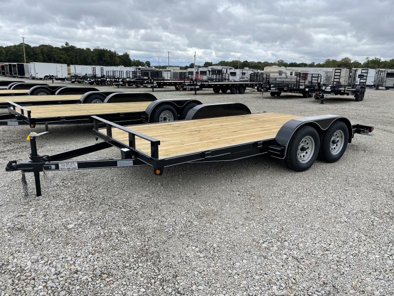 P&T Trailers 16' Wood Floor Car Hauler w/ ramps PJ Trailers in OH