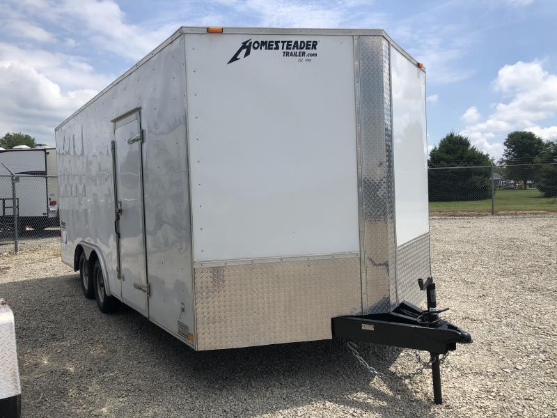 Used 8.5 x 18 Enclosed Trailer w/ Ramp Door Used 8.5 x 18 Enclosed Trailer w/ Ramp Door