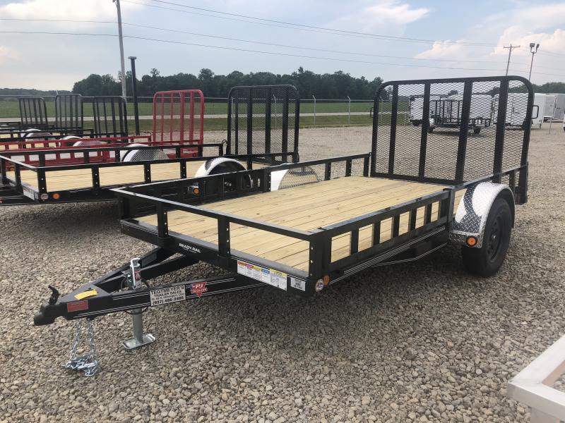 PJ Trailers 6x12 Utility Trailers w/ Gate - side loading ramps PJ Trailers 6x12 Utility Trailers w/ Gate - side loading ramps