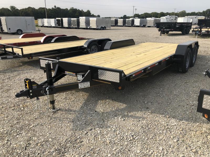 P&T Trailers 20' Steel Floor Car Hauler w/ Ramps PJ Trailers in OH