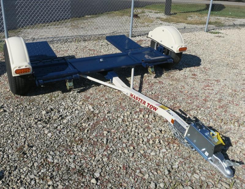 Master Tow - Tow Dolly with surge brakes 80THDSB - Radial Tires - Car Hauler - Tie Down Straps