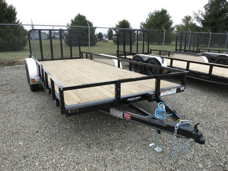 PJ Trailers 7' x 16' Utility Trailer w/ Gate PJ Trailers 7' x 16' Utility Trailer w/ Gate