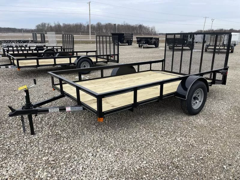 6x12 Utility Trailer w/ Rear Gate- 2" Coupler