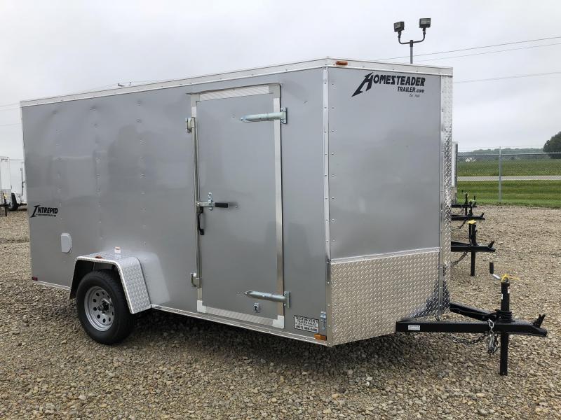Homesteader Trailers 6x12 Enclosed Trailer w/ Ramp Door - D Rings - Side Wall Vents Homesteader Trailers 6x12 Enclosed Trailer w/ Ramp Door - D Rings - Side Wall Vents