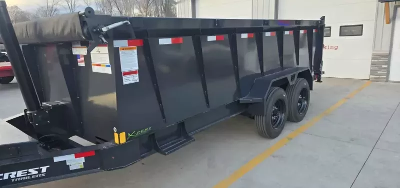 2026 Hillcrest Trailers 7x16 Dump Trailer General Trailers
