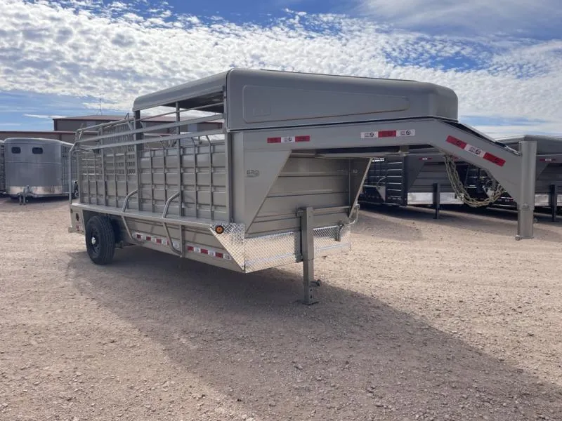 2026 East Texas Trailers 6' X 16' GOOSENECK SINGLE AXLE STOCK TRAILER