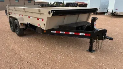 2026 GR Trailers 83''X14' 14K LOW PROFILE DUMP TRAILER