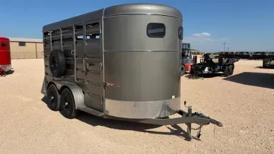 2026 GR Trailers 6' X 14' 7K BUMPER PULL STOCK TRAILER