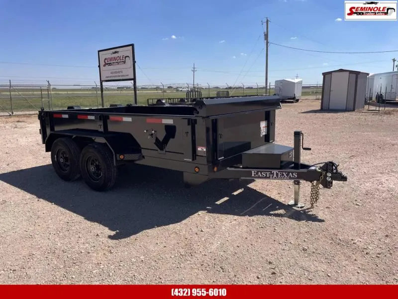 2026 East Texas Trailers 77" X 12' BP LIGHT DUTY DUMP 10K