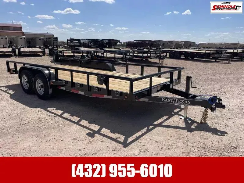 2026 East Texas Trailers 83" X 18' UTILITY TRAILER