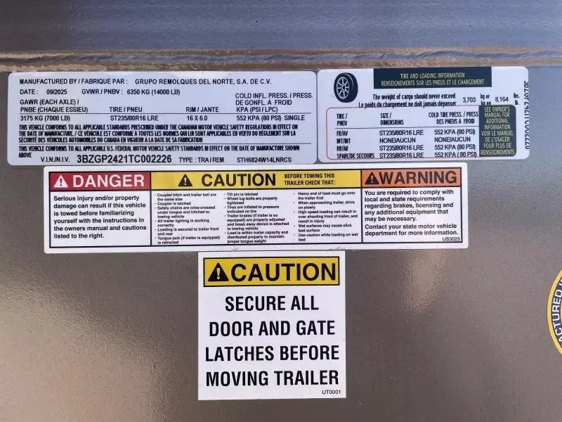 new Horse Trailers GR Trailers  for sale, in Seminole, TX Thumbnail 17
