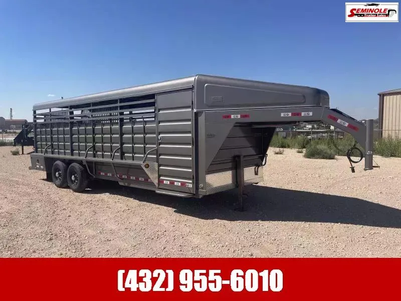 2025 GR Trailers 6.8' x 24' Gooseneck Horse Trailer