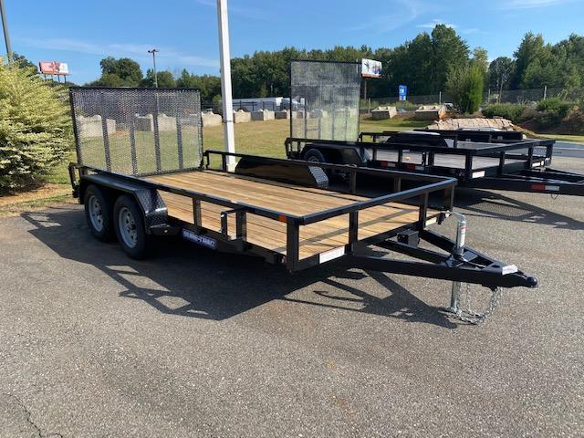 2021 Sure-Trac 7 x 16 Tube Top Utility Trailer 7K Tand 2021 Sure-Trac 7 x 16 Tube Top Utility Trailer 7K Tand