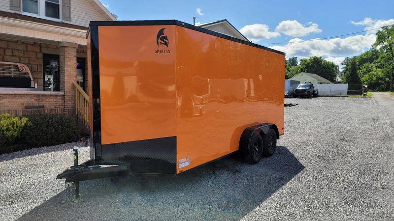 2021 Spartan Cargo 7X16TA Enclosed Cargo Trailer ORANGE/BLACK 2021 Spartan Cargo 7X16TA Enclosed Cargo Trailer ORANGE/BLACK
