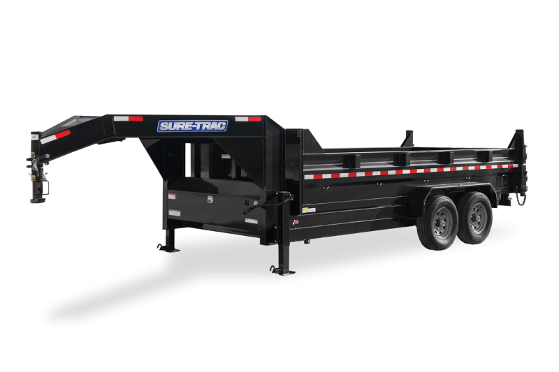 2022 Sure-Trac 82 IN x 14 HD Low Profile 14K Gooseneck Dump 2022 Sure-Trac 82 IN x 14 HD Low Profile 14K Gooseneck Dump