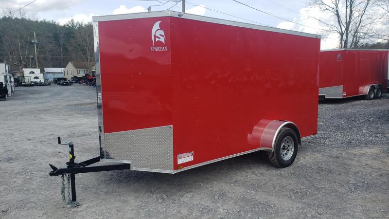2022 Spartan Cargo SP6X12SA Enclosed Cargo Trailer RED 2022 Spartan Cargo SP6X12SA Enclosed Cargo Trailer RED