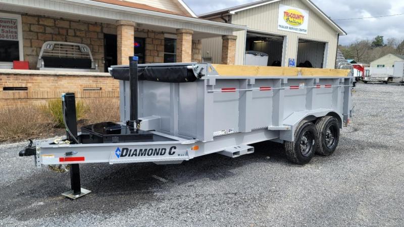 2022 Diamond C Trailers LPT207 7X14 14.9K 32" Tall Walls Telescopic Dump 2022 Diamond C Trailers LPT207 7X14 14.9K 32" Tall Walls Telescopic Dump