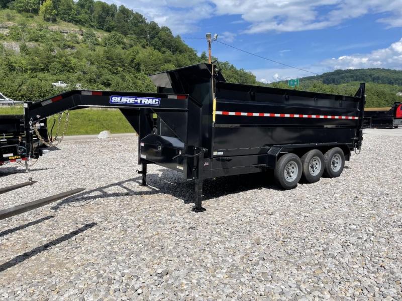 2021 Sure-Trac 82" x 16' 21k Telescopic Dump Trailer with 4ft Sidewall and 7 Gauge Floor 2021 Sure-Trac 82" x 16' 21k Telescopic Dump Trailer with 4ft Sidewall and 7 Gauge Floor