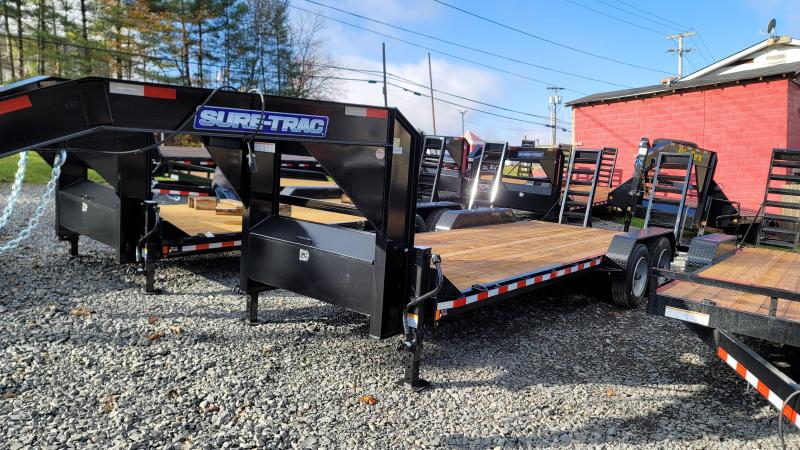 2022 Sure-Trac 7x20 Equipment Trailer Gooseneck 16K 2022 Sure-Trac 7x20 Equipment Trailer Gooseneck 16K