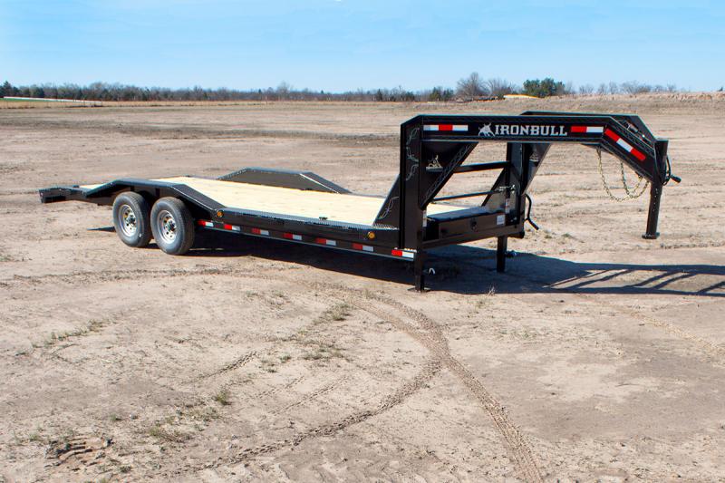 2020 Iron Bull 102" x 24' - 14,000lb GVWR Tandem Axle Gooseneck with Drive Over Fenders 2020 Iron Bull 102" x 24' - 14,000lb GVWR Tandem Axle Gooseneck with Drive Over Fenders
