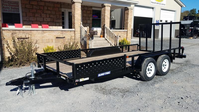 2020 Sure-Trac 7 X 16 Tube Top ATV 7K Tandem 2020 Sure-Trac 7 X 16 Tube Top ATV 7K Tandem