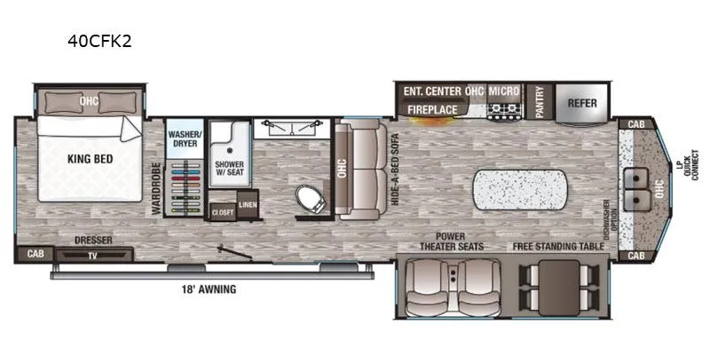 used Park Models Forest River Cedar Creek Cottage for sale, in Titusville, FL Thumbnail 2
