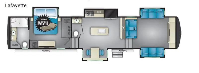 used Fifth Wheel Trailers Heartland RV Landmark 365 for sale, in Titusville, FL Thumbnail 2