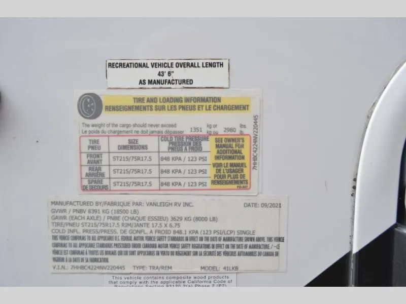 used Fifth Wheel Trailers Vanleigh RV Beacon for sale, in Titusville, FL Thumbnail 34