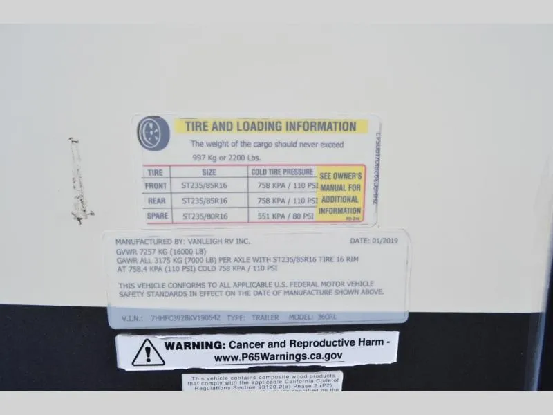 used Fifth Wheel Trailers Vanleigh RV Vilano for sale, in Titusville, FL Thumbnail 29