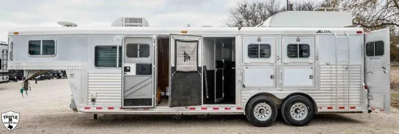 used Horse Trailers Elite Trailers  for sale, in Willspoint, TX Thumbnail 2