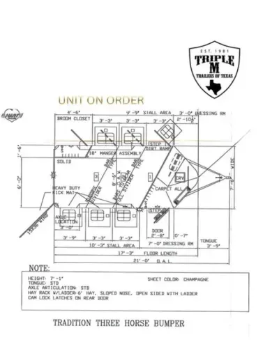 2027 Hart Trailers TRADITION Horse Trailer