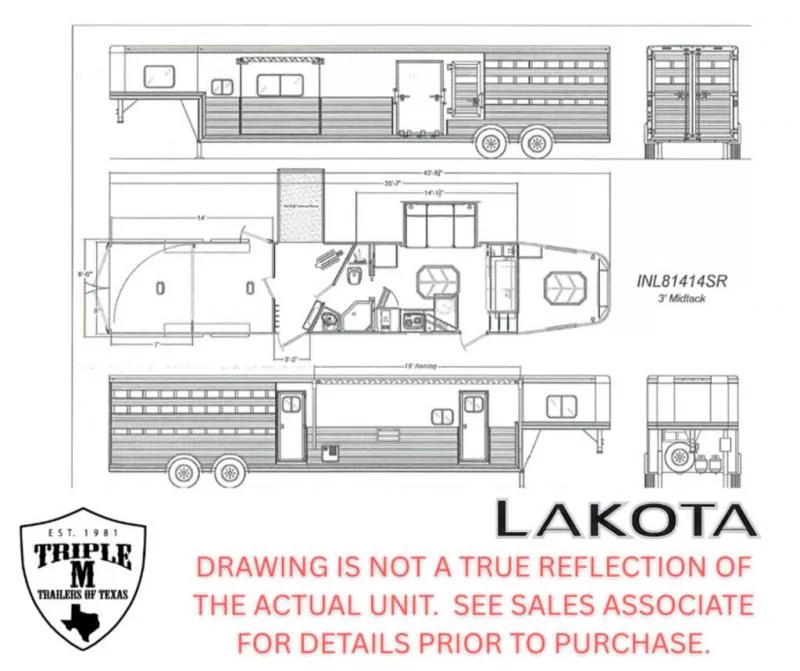 new Horse Trailers Lakota  for sale, in Willspoint, TX image-0